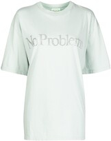 Thumbnail for your product : Aries embellished No Problemo T-shirt