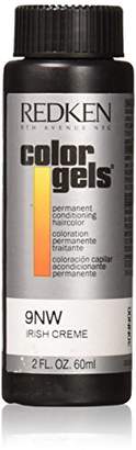 Redken Color Gels Permanent Conditioning 9NW Irish Creme Hair Color for Unisex