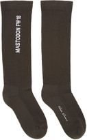 Thumbnail for your product : Rick Owens Grey Mastodon Socks