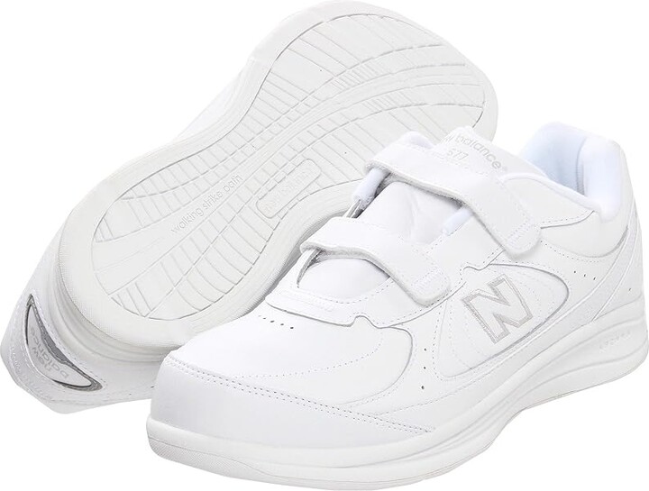 New Balance Hook and Loop 577 (White/White) Men's Walking Shoes ShopStyle