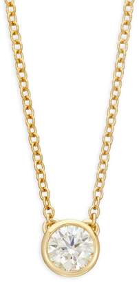 Hearts On Fire 18K Yellow Gold & Diamond Pendant Necklace