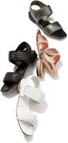 Thumbnail for your product : Sesto Meucci Gryta Woven Leather Flat Sandal, Black