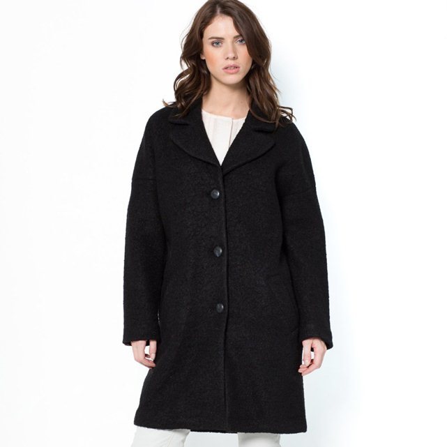 Soft Grey Oversized Boyfriend Wool Coat ShopStyle