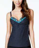 Thumbnail for your product : CoCo Reef Pacific Stone Printed Underwire Bra-Sized Tankini Top