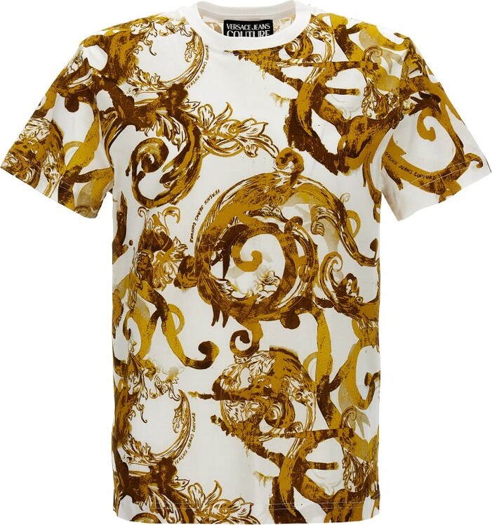 Versace Jeans Couture Baroque Printed Crewneck T-Shirt