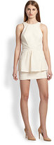 Thumbnail for your product : Autograph Addison Lucia Perforated Peplum Dress
