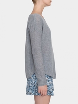 Thumbnail for your product : White + Warren Cashmere Rickrack Boat Neck