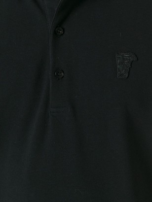 Versace Embroidered Polo Shirt