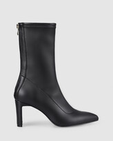 Thumbnail for your product : Siren Women's Black Short Boots - Briana Sock Boots
