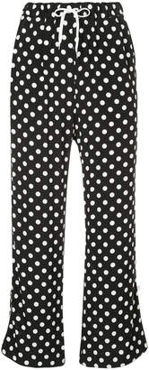G.V.G.V. cropped polka-dot trousers