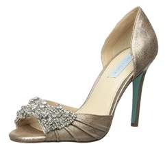 Betsey Johnson Womens Sb Gown Open Toe D-orsay Pumps