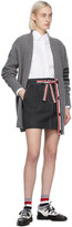 Thumbnail for your product : Thom Browne Grey Cashmere Exaggerated Fit 4-Bar Cardigan