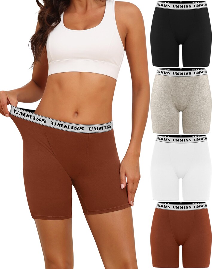 UMMISS Cotton High Waisted Underwear for Women Tummy