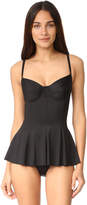 Thumbnail for your product : Norma Kamali Underwire Swim Dress