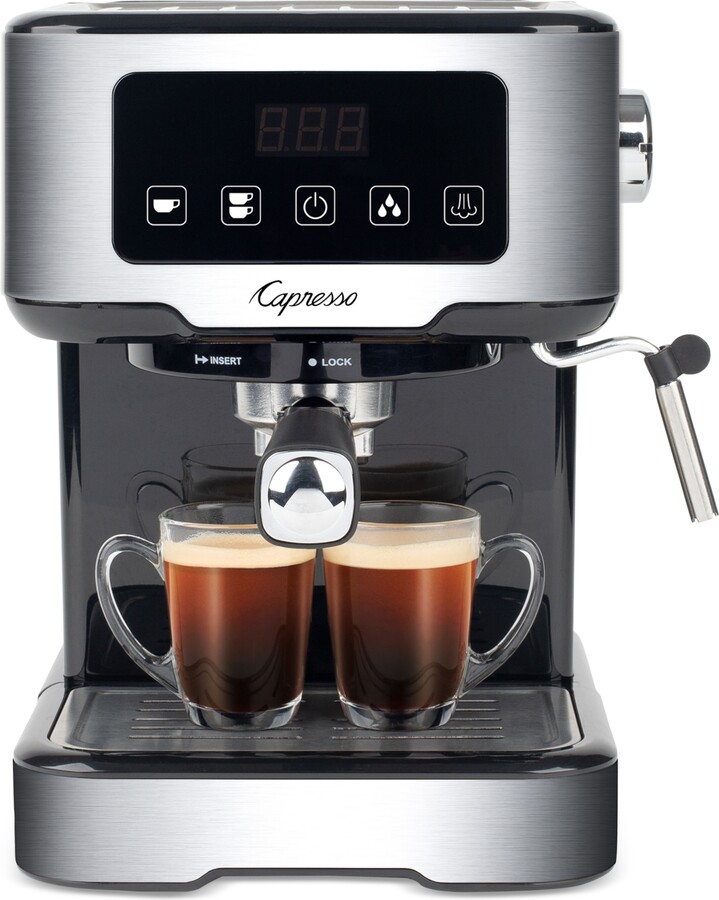 SG300 12-Cup Stainless Steel Coffee Maker with Glass Carafe