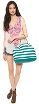 Thumbnail for your product : Rebecca Minkoff Striped Canvas Cherish Tote