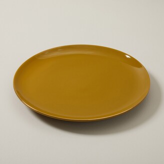 Oui Charger Plate, Ecru Olive
