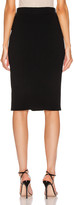 Thumbnail for your product : Jonathan Simkhai Deep Rib Wrap Skirt in Black | FWRD