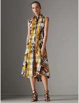 Thumbnail for your product : Burberry Archive Scarf Print Check Cotton Shirt Dress