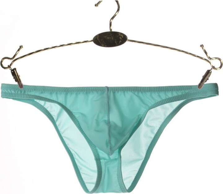 Herren Tanga Unterwäsche - Seidig Dünn Mit Komfort Tasche