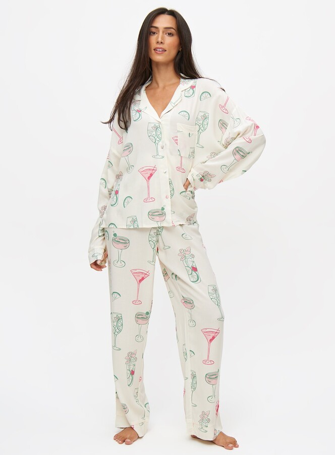Womens Nightwear Sainsbury Nightwear Traditional Pyjamas
