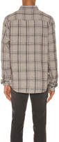 Thumbnail for your product : Frame Long Sleeve Double Flap Pocket in Grey Multi | FWRD