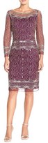 Thumbnail for your product : Pisarro Nights Beaded Mesh Cocktail Dress