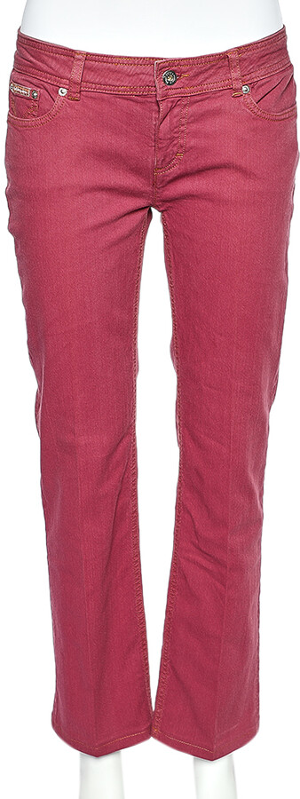 Dolce & Gabbana Onion Pink Denim Low Rise Regular Fit Jeans M