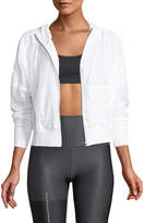 Thumbnail for your product : Alo Yoga Aqua Woven Mesh Zip-Front Activewear Jacket