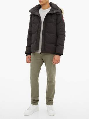Canada Goose Wyndham Quilted-down Hooded Parka - Mens - Black