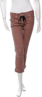 Isabel Marant Striped Lace-Up Pants