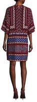 Thumbnail for your product : BCBGMAXAZRIA Jelena Silk Embroidered Shift Dress