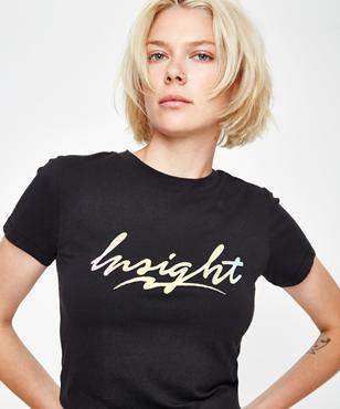 Insight Faded Colours Short Sleeve T-shirt Floyd Black