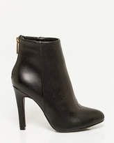 Thumbnail for your product : Le Château Faux Leather Almond Toe Ankle Boot