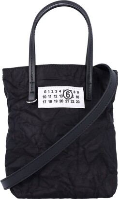 MM6 MAISON MARGIELA Logo-Appliqué Mini Top Handle Bag