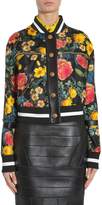 Thumbnail for your product : Fausto Puglisi Floral Print Bomber Jacket