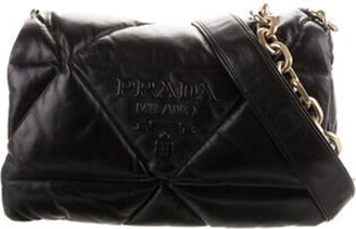 Prada - Women's Small Padded Soft Nappa-Bag Top Handle Bag - Black - Leather