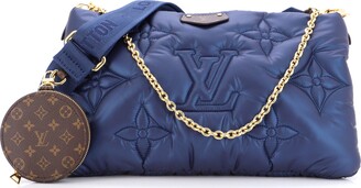 Louis Vuitton Pink and Black Monogram ECONYL Nylon Maxi Multi Pochette Gold Hardware, 2021, Pink/Black Womens Handbag