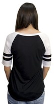 Thumbnail for your product : Jerry Leigh I'm with Creepy" Raglan Graphic Tee