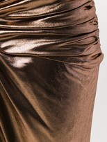 Thumbnail for your product : Alexandre Vauthier Draped Lame Gown