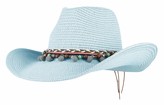 Thumbnail for your product : GEMVIE Unisex Straw Cowboy Hats Summer Beach Sun Hat Western Style Cowboy Cowgirl Straw Sun Hat Pink
