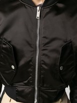 Thumbnail for your product : Unravel Project Cropped Bomber Jacket