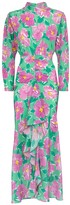 Thumbnail for your product : Rixo Cherie floral silk maxi dress