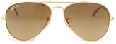 Thumbnail for your product : Ray-Ban Original arista aviator sunglasses with brown lenses RB8041 58 - for Men