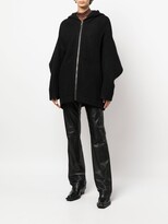Thumbnail for your product : Rick Owens Oversize Hooded Wool Jacket