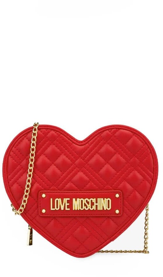 love moschino heart quilted crossbody