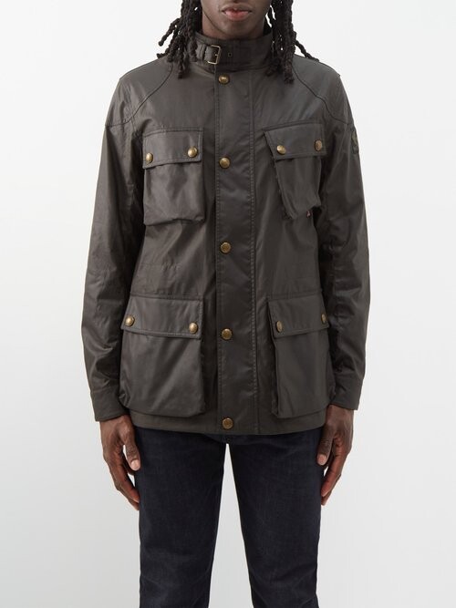 Waxed Cotton Field Jacket | ShopStyle