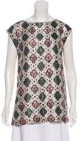 Thumbnail for your product : Dries Van Noten Silk Sleeveless Top