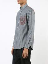 Thumbnail for your product : Julien David Lightweight striped shirt