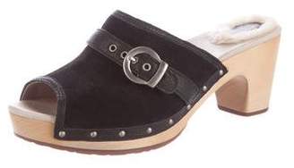 UGG Katerine Buckle-Accented Clogs